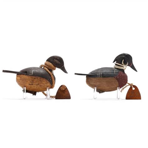 Ronnie Wade (b. 1943), Wood Duck Pair (Lot 7058 - Sporting Art ...