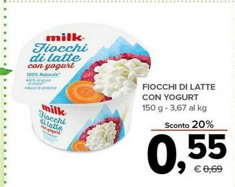 Milk Fiocchi Di Latte Con Yogurt Di Grassi G Ml Offerta Di