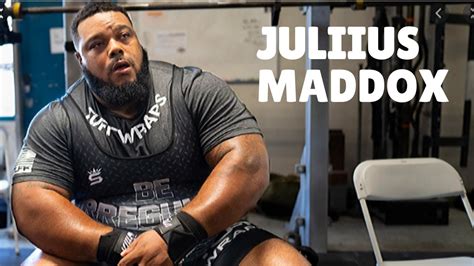 Worlds Strongest Bencher Interview Julius Maddox Youtube