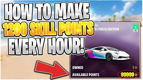 INSANE How To Get Skill Points Fast In Forza Horizon 5 Forza Horizon