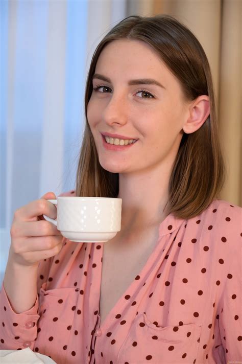 Brunette Honey Cecelia Shows Her Big Tits And Ass While Posing In The Morning Coedcherry