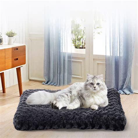 Qnjujn Dog Beds Large Sized Dog 17 x 11 Inches, Memory Foam Deluxe ...