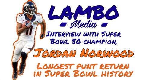 The Longest Punt Return In Super Bowl History Jordan Norwood