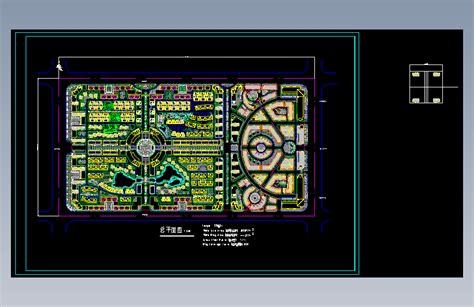 43 某地高档住宅小区建筑设计总平面规划方案图纸autocad 2007模型图纸下载 懒石网