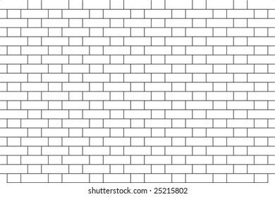 Illustration English Bond Brick Wall Stock Illustration 25215802 ...