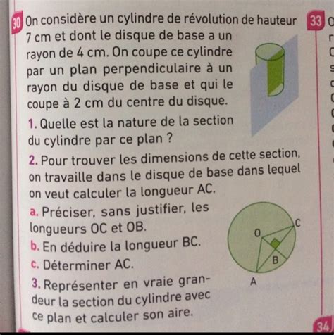 Bonjour Alors Voil J Ai Cette Exercice En Math Faire Pour Demain