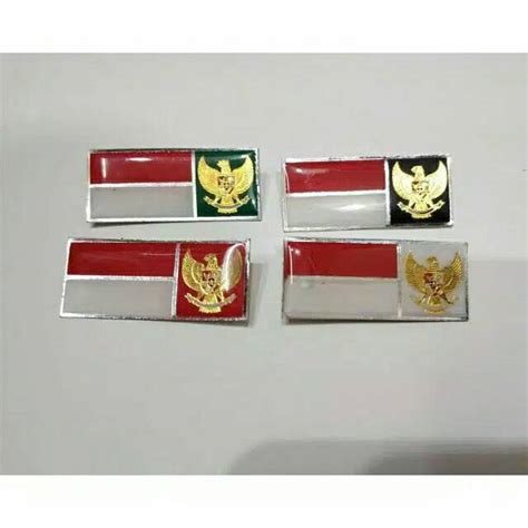 Jual Pin Garuda Merah Putih Bijian Logam Fiber Shopee Indonesia