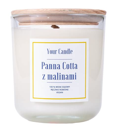 Wieca Sojowa Panna Cotta Z Malinami Ml Your Candle Your Candle