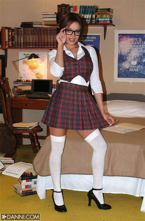 Black Hair Pornstar In White Stockings With Big Tasty Tits Porn