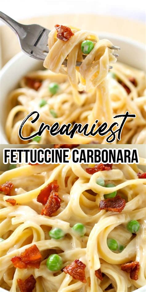 Fettuccine Carbonara Recipe Artofit