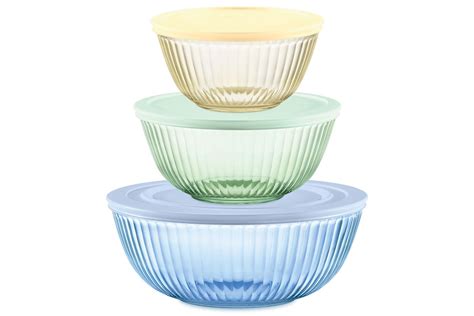 This 3-Piece Set Of Vintage-Esque Pyrex Mixing Bowls Are Perfect For ...