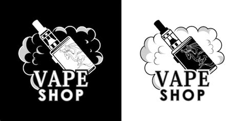 Concepto Moderno De Dise O De Logotipo De Vape Vector Premium