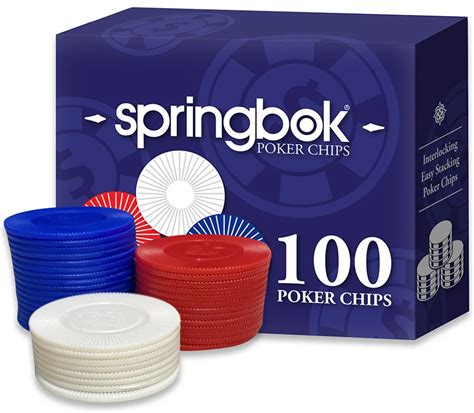 Springbok Poker Chips 100 Pack