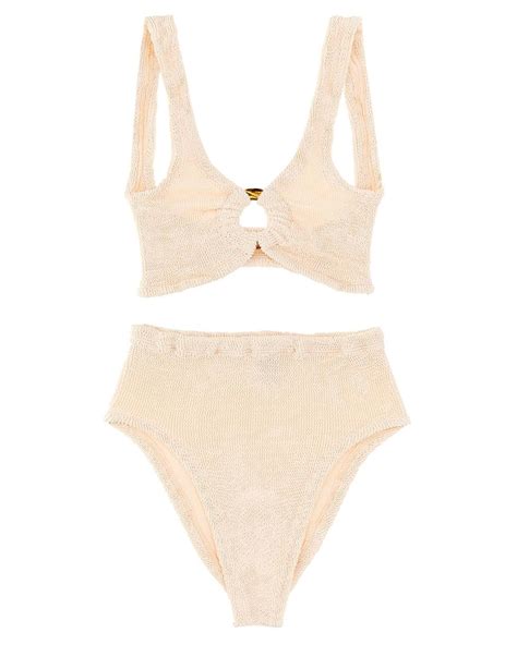 Hunza G Nadine Bikini In White Lyst Uk