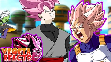 Vegeta Reacts To Trunks Vs Goku Black EPIC RAP BATTLE DBS Parody