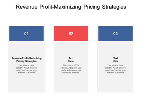 Revenue Profit Maximizing Pricing Strategies Ppt Powerpoint Summary Cpb ... 