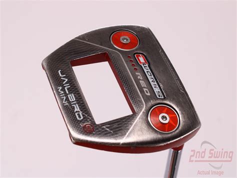 Odyssey O Works Red Jailbird Mini S Putter Steel Right Handed 34 0in