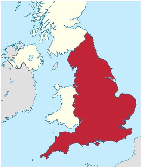 Mapa Politico Da Inglaterra Com Regioes E Suas Capitais Vetores De Images