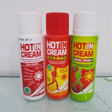 Jual Hot In Cream Gr PUTIH HOT AROMA THERAPHY Shopee Indonesia