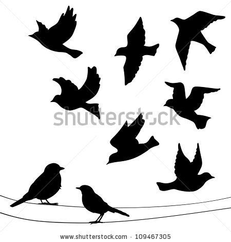 Love Bird Silhouette Vector at Vectorified.com | Collection of Love ...