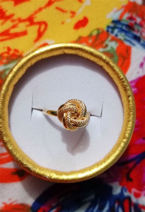 Knot Ring Saudi Gold K Pawnable Lazada Ph