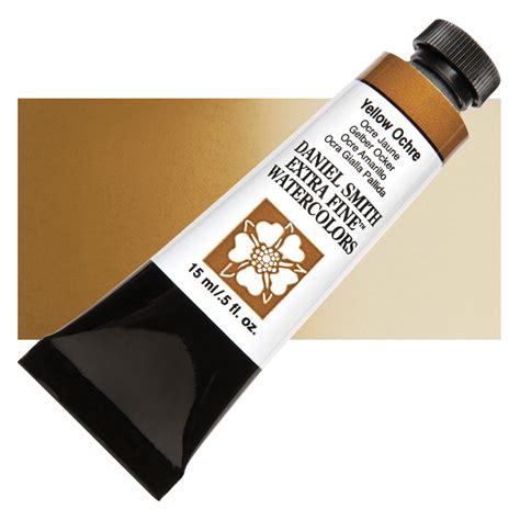 Daniel Smith Extra Fine Watercolor Yellow Ochre 15 Ml Tube Blick