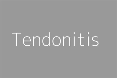 Tendonitis SportsMed Physical Therapy