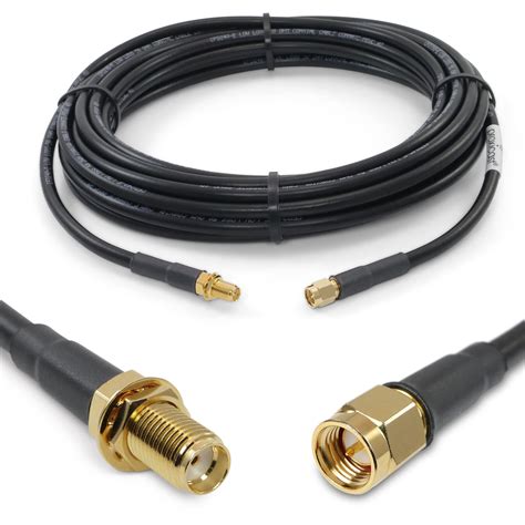 Proxicast 25 Ft Sma Male To Sma Female Premium 240 Series Low Loss Coax Cable 50