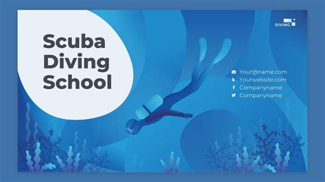 Scuba Diving School Powerpoint Presentation Template Youtube