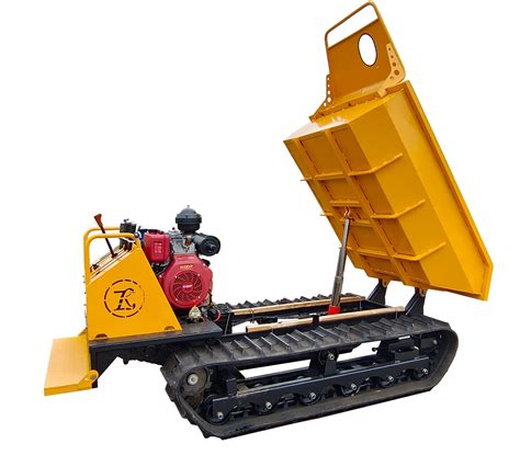 1 Ton Dumper Crawler Dump Truck Rubber Track Dumper Loader Plantation