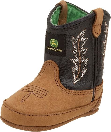 John Deere 190 Western Boot Infanttoddlerblackbrown3