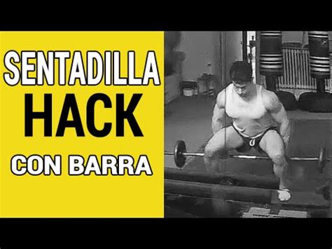 Sentadilla Hack Con Barra Barbell Hack Squat Youtube