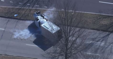 Portion Of Roosevelt Boulevard Closed Due To Overturned Truck Carbon Dioxide Gas Leak Cbs