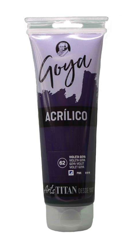 Acrilico Estudio Goya Ml N Violeta Titan Acrilicos Goya