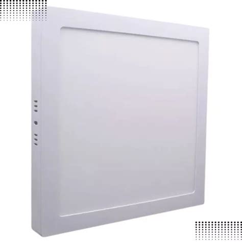 L Mpara De Techo Led De W Cuadrada Blanca Neutra K Bivolt