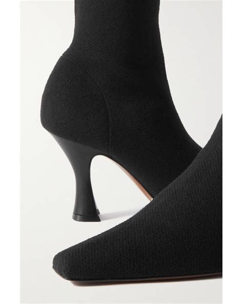 Neous Ran Stretch Knit Knee Boots In Black Lyst