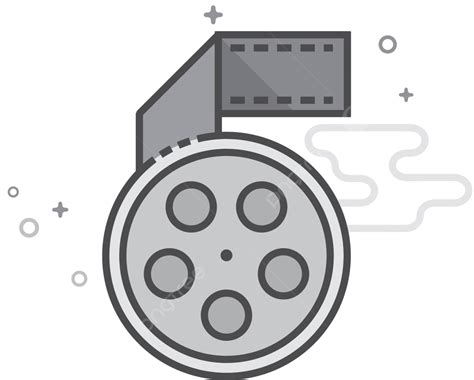 Transparent Movie Reel Icon