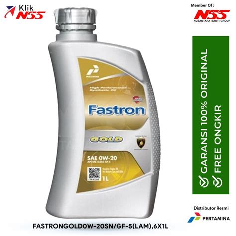 Jual Oli Mobil Pertamina Fastron Gold Sae W Api Sn Gf Lam L