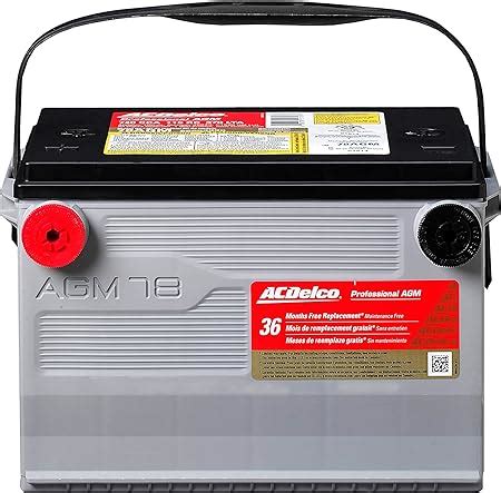 Amazon ACDelco 78AGM Professional AGM Automotive BCI Group 78