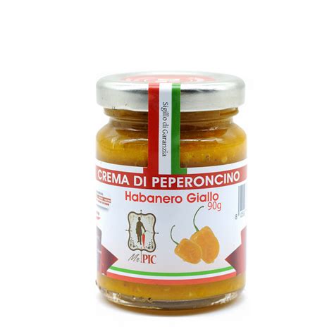 Mr Pic Crème de Piment Habanero Jaune 90 gr