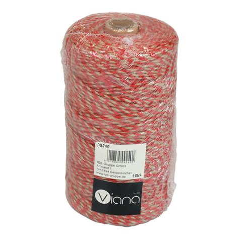 Floristik24 Fr Ruban De Jute Cordon De Jute Cordon De Jute Rouge