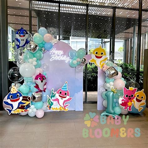 Baby Shark Backdrops - Baby Bloomers