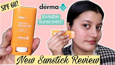 New Derma Co Sunstick Review Invisible Sunscreen Youtube