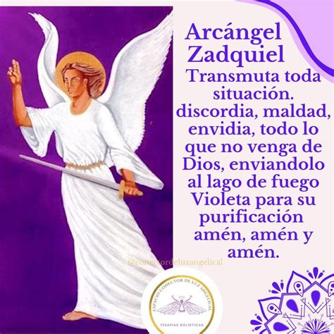 Arcángel Zadquiel Oración milagrosa Oraciones poderosas Oraciones