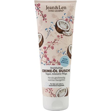 Duschpflege Creme L Dusche Bio Hafermilch Kokos L Von Jean Len