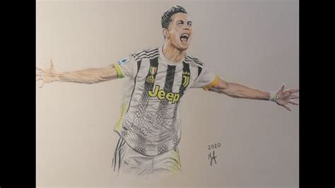 CR7 realistic portrait - YouTube