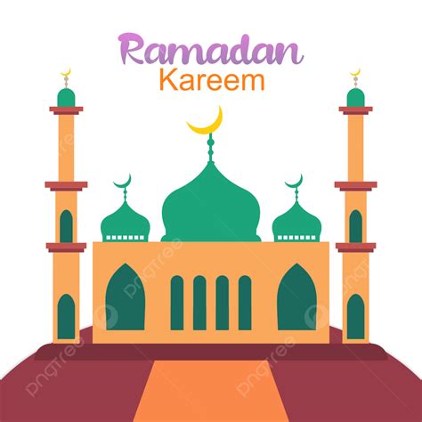 Mosque Ramadan Kareem Vector Hd Png Images Ramadan Kareem Mosque