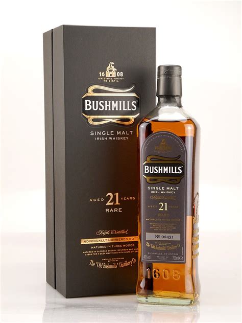 Bushmills 21 Jahre Three Wood Irish Whiskey 40 0 7l