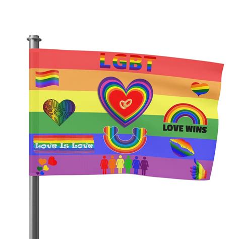 LGBTQ Equality Pride Month Flag LGBTQ Flag Gay Pride Flag ID By John Sullivan