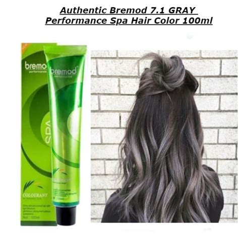 Authentic Bremod Gray Performance Spa Hair Color Ml Lazada Ph